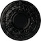 Ekena Millwork Jackson Ceiling Medallion (Fits Canopies up to 13 1/2"), 32 3/4"OD x 2 1/2"P, Black Pearl CM32JABPS - alternate 1